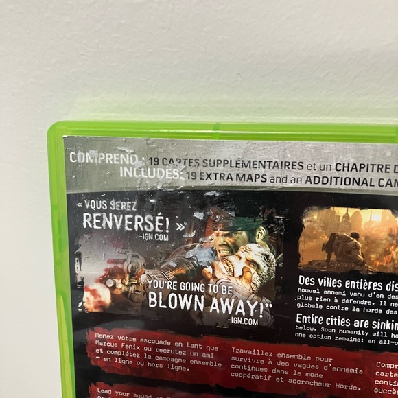Gears of War 2 - Game of the Year Edition - (Xbox 360) CIB - Picture 3 of 5